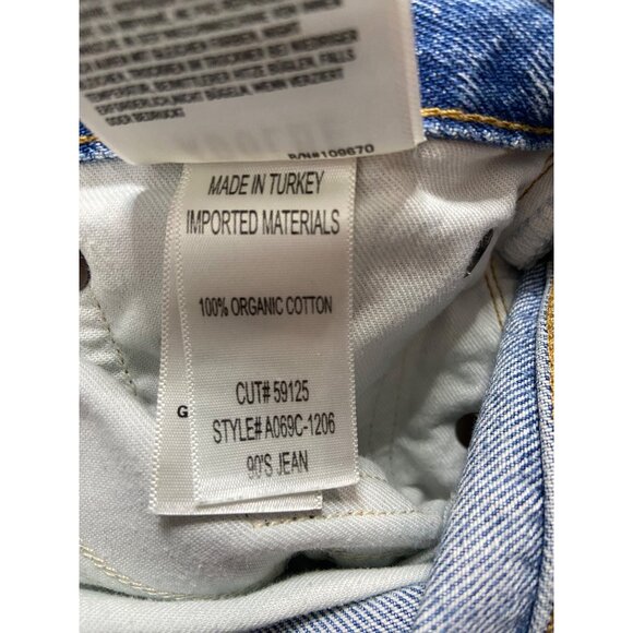 Agolde 90's Mid Rise Loose Fit Jeans-sz 26 - Picture 7 of 10